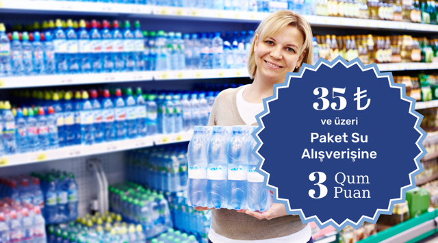 35 TL ve Üzeri Su Alışverişinize kampanyası