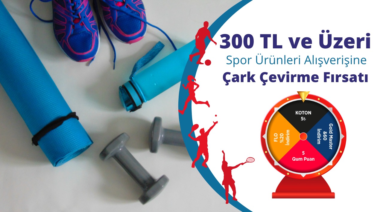 Spor Ürünleri Alışverişinize kampanyası