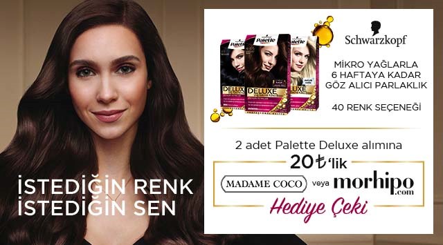2 Adet Palette Deluxe Ürünü Alışverişinize kampanyası