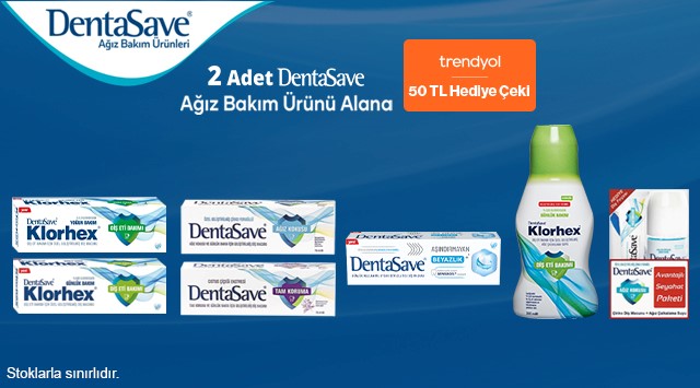 2 Adet Dentasave Alışverişinize kampanyası