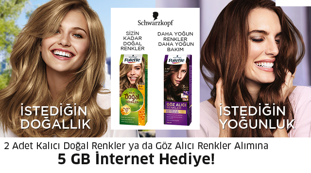 2 Adet Palette Alışverişinize kampanyası
