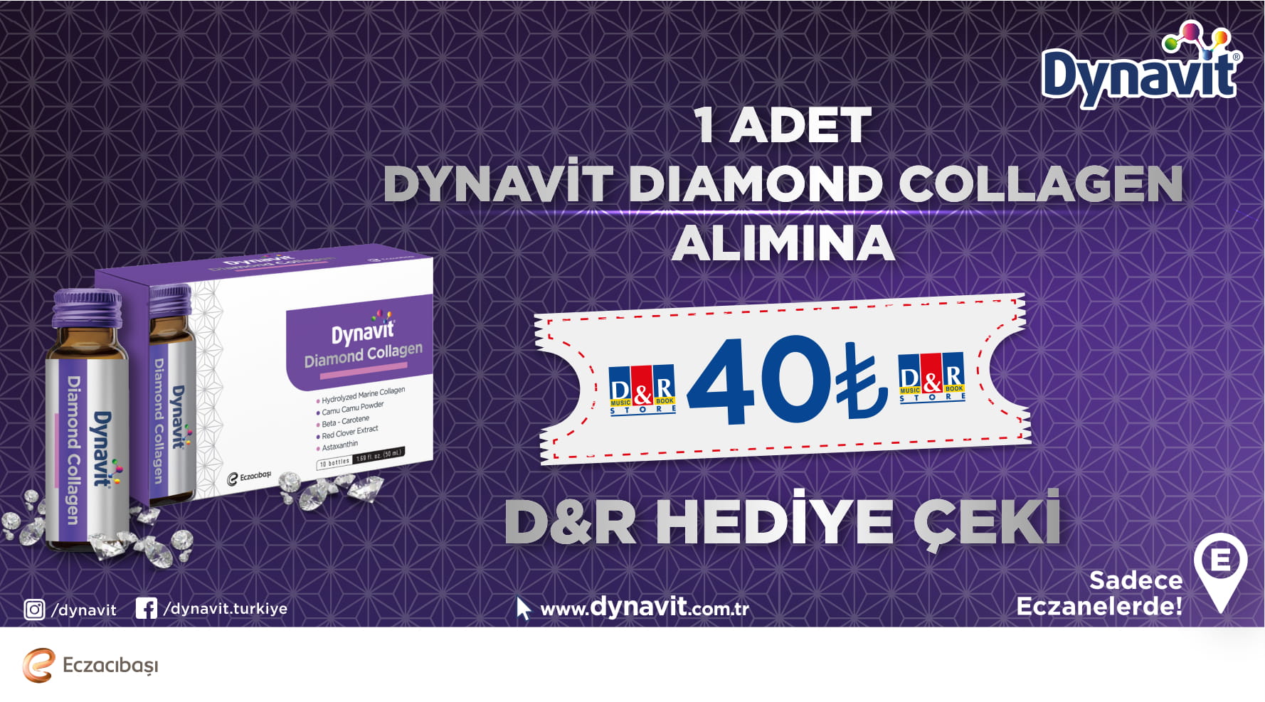 1 adet Diamond Collagen Alışverişinize kampanyası