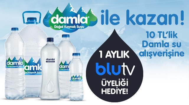 10 TL ve Üzeri Damla Su Alışverişinize kampanyası