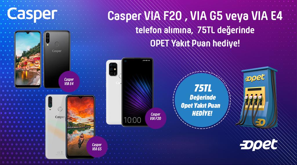 Casper Telefon Alışverişinize kampanyası