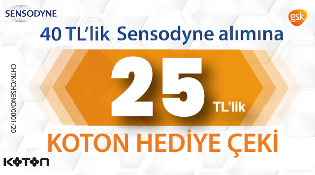 40 TL ve Üzeri Sensodyne Alışverişinize kampanyası