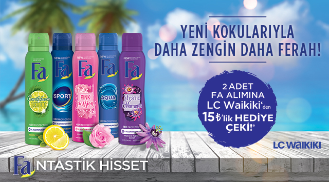 2 Adet Fa Alışverişinize kampanyası