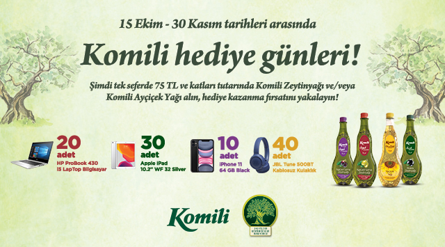 75 TL ve Üzeri Komili Alışverişinize kampanyası