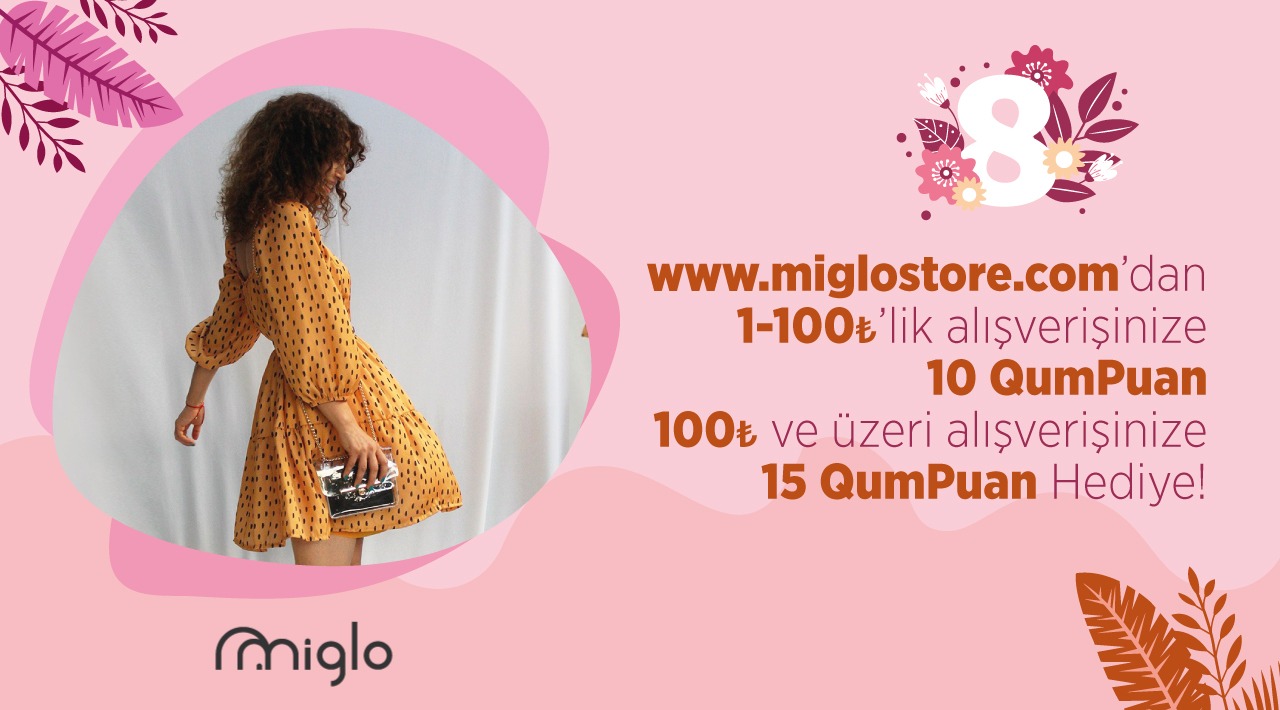 Miglostore Alışverişinize kampanyası