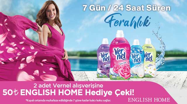 2 Adet Vernel Alışverişinize kampanyası