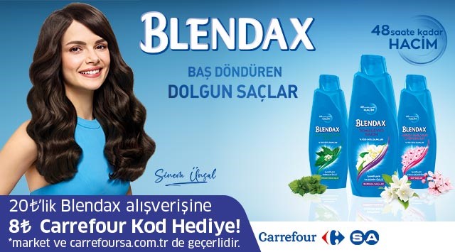 20 TL ve Üzeri Blendax Alışverişinize kampanyası