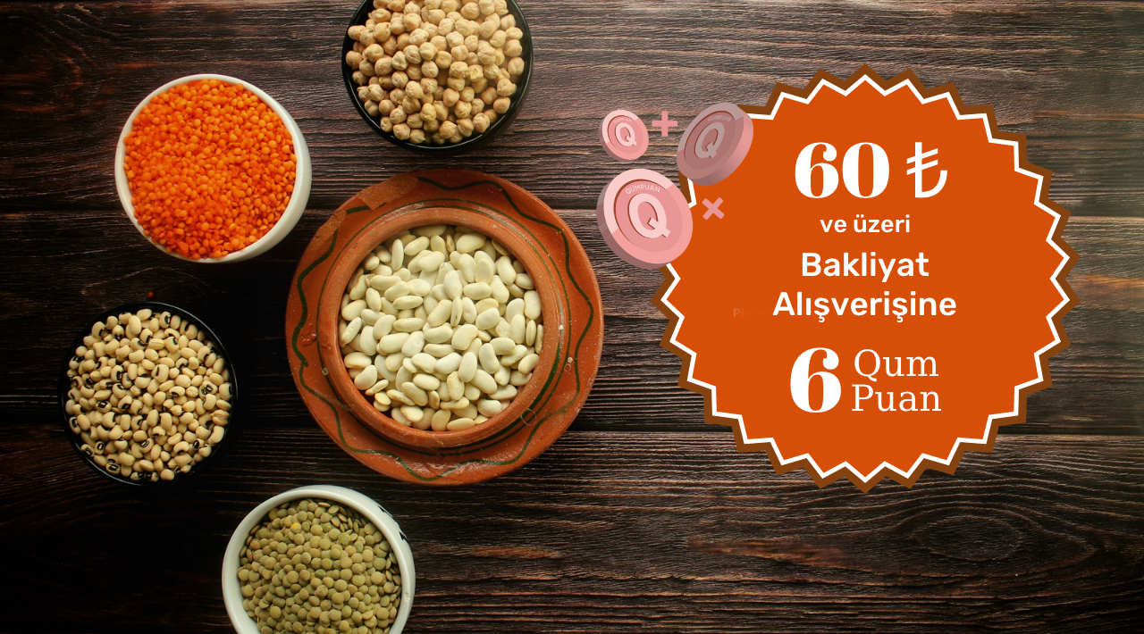 60 TL ve Üzeri Bakliyat Alışverişinize kampanyası