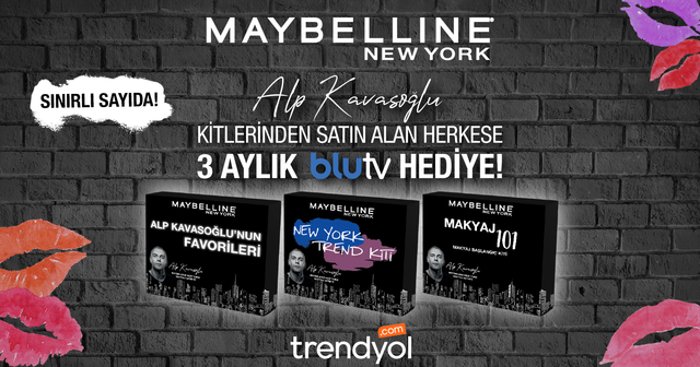 Alp Kavaşoğlu Makyaj Kiti Alışverişinize kampanyası
