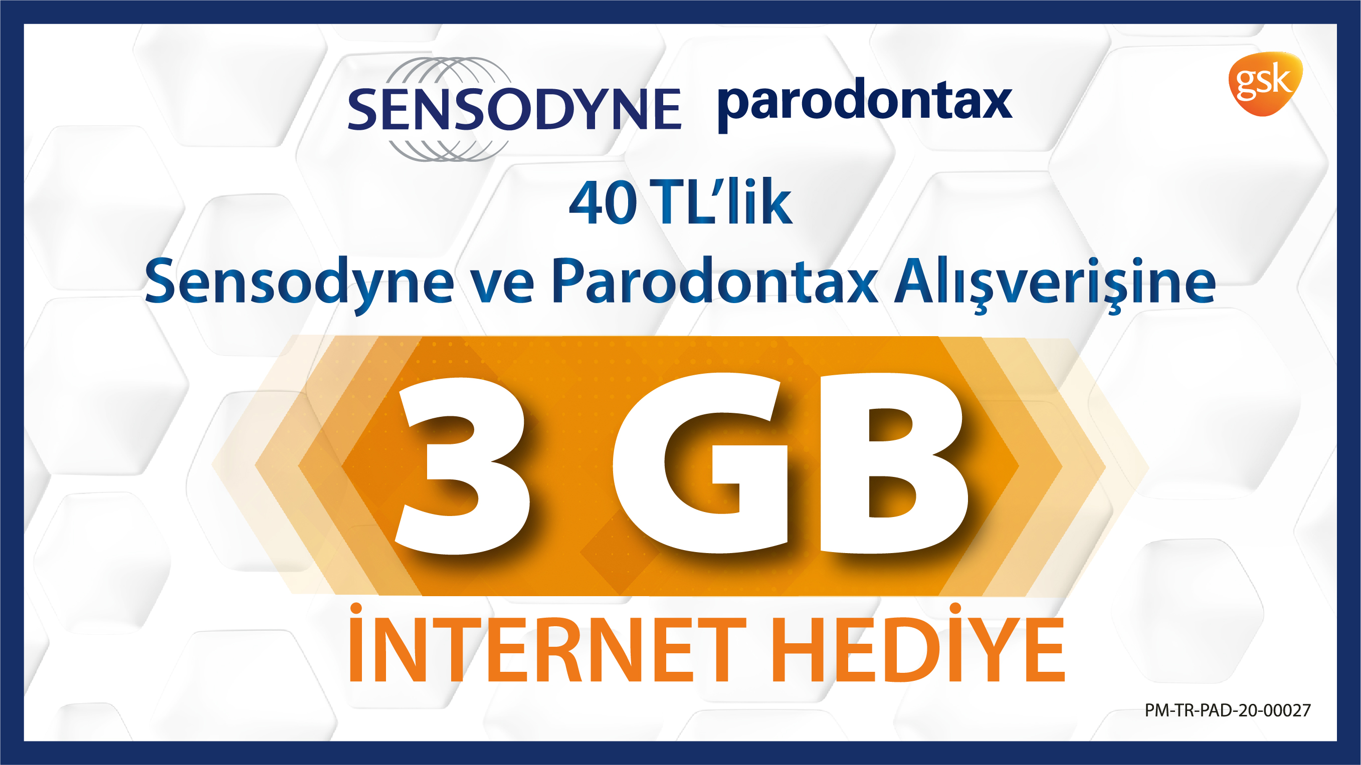 40 TL ve Üzeri Sensodyne ve Parodontax Alışverişinize kampanyası