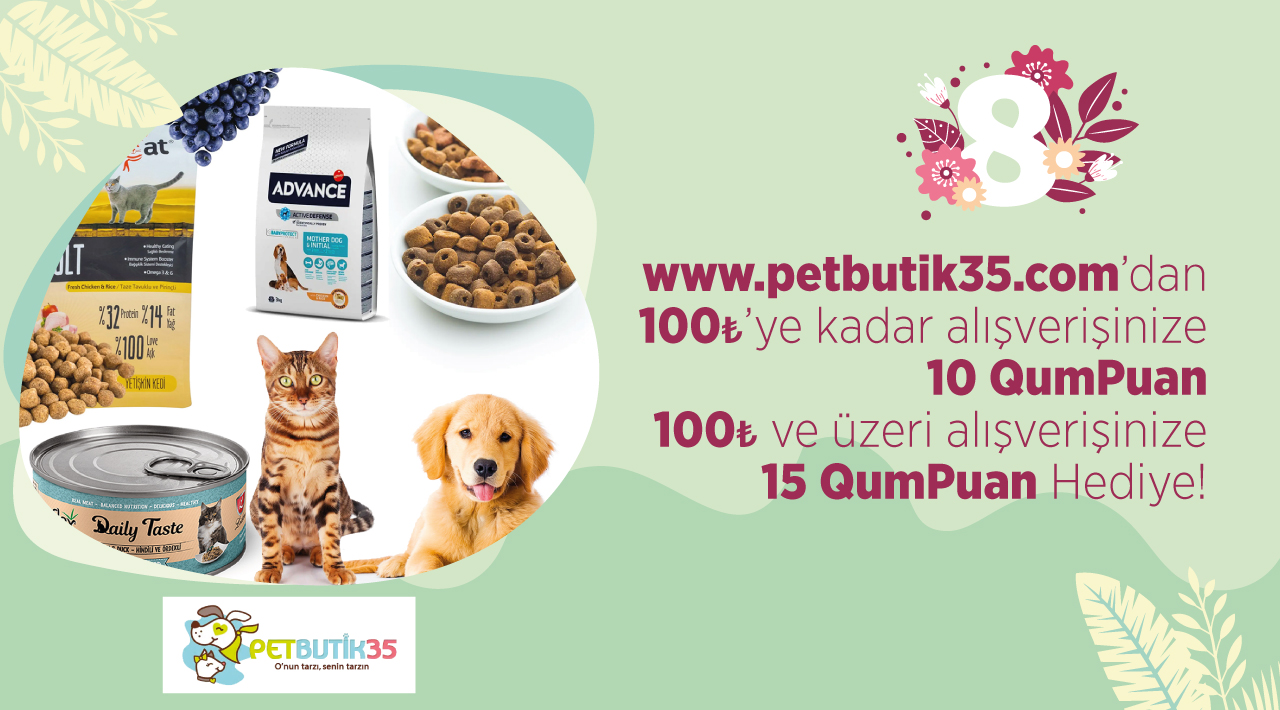 Petbutik Alışverişinize kampanyası