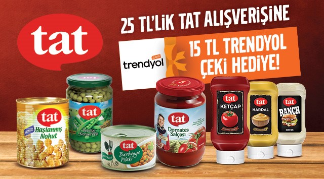 25 TL ve Üzeri Tat Alışverişinize kampanyası