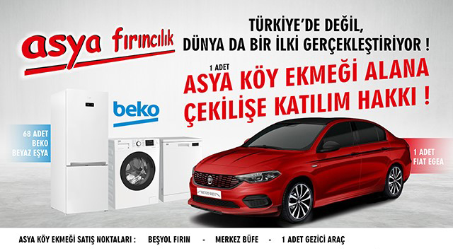7,5 TL ve Katları Köy Ekmeği Alışverişinize kampanyası