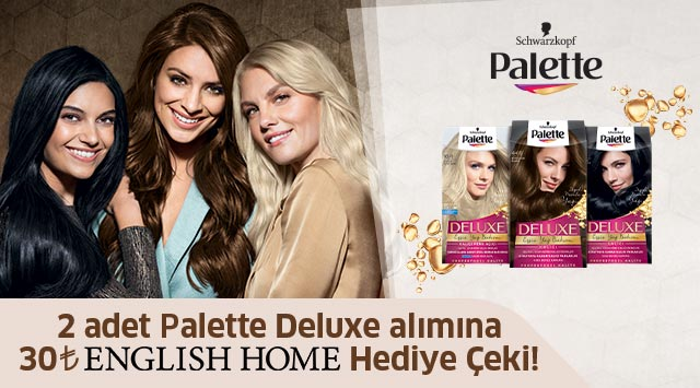 30 TL ve Üzeri Palette Deluxe Alışverişinize kampanyası