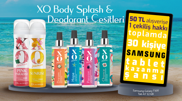 50 TL ve Üzeri XO Ürünleri Alışverişinize kampanyası