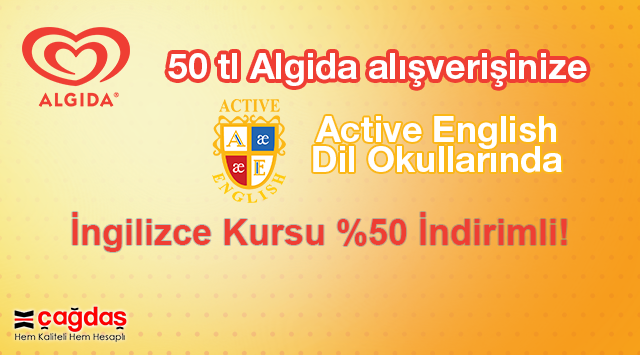50 TL ve Üzeri Algida Alışverişinize kampanyası