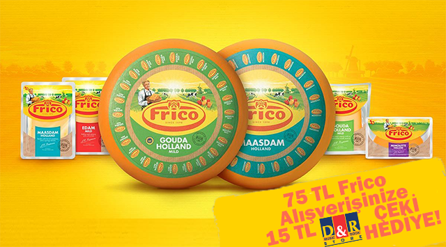 75 TL ve Üzeri Frico Alışverişinize kampanyası