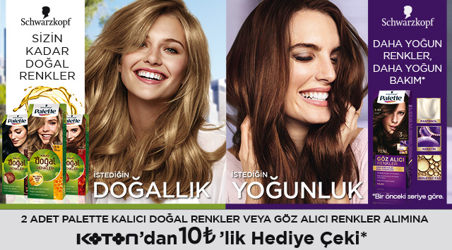 2 Adet Palette Alışverişine kampanyası